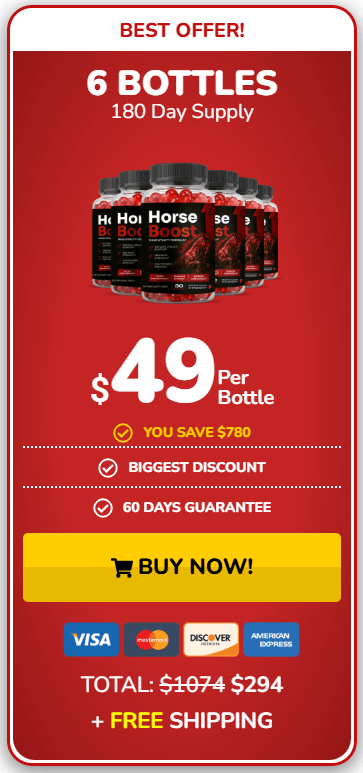 horse boost 6 bottles price